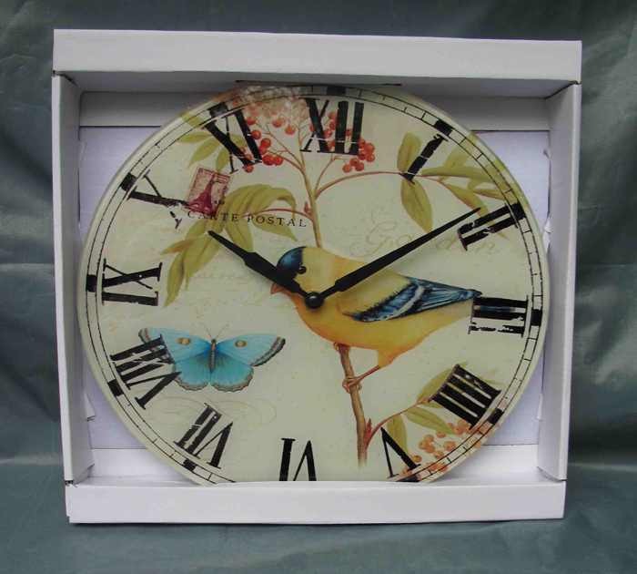 Golf Glass Bedroom Gift Clock