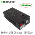 30-Port-Dockstation USB-Smartphone-Gebühr