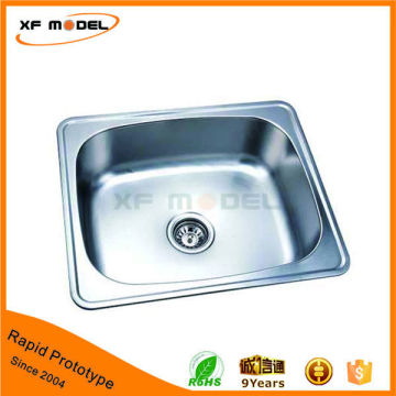 Sheet metal fabrication water channel model stainless steel prototyping