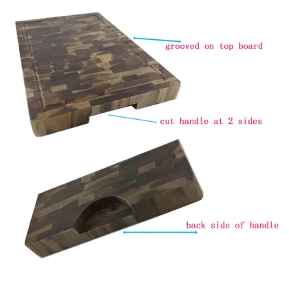 Walnut Olive Acacia Wood Super Thick End Grain Cutting Board