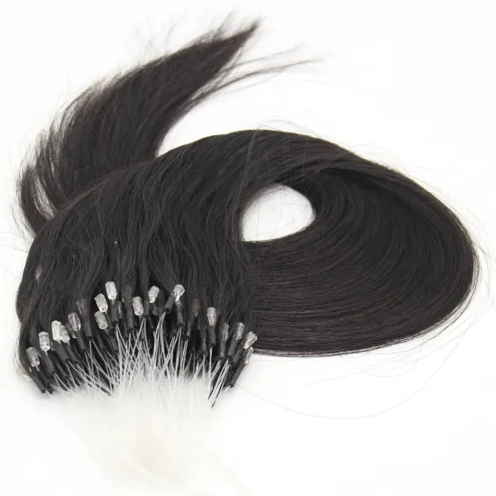 Aisi Hair Grade 8A Straight Micro Loop Indian Hair Nano Ring Links Human Hair Extensions
