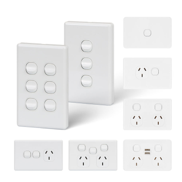 Yunduo 2024 NUEVO SAA SAA Australia al por mayor 2Gang 250V Siltre Switch Switch