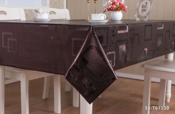 Embossed Beautiful Decoration PVC Tablecloth