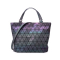 Umhängetasche für Mädchen Bunte Diamanthandtaschen Großraum leuchtender geometrischer Messenger Bag