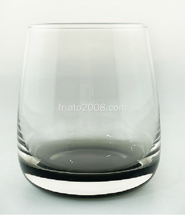 Verre Gobelet Gris Fumé