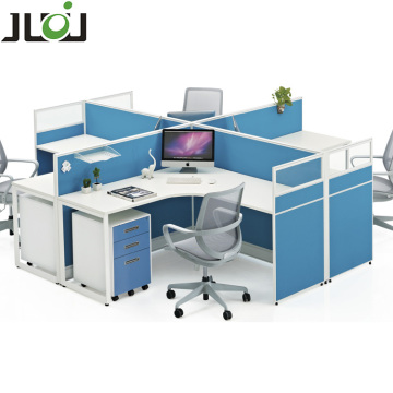 JUOU Furniture Office Workstations - Computer Desks & Partition Dividers for 4/6/8 Persons