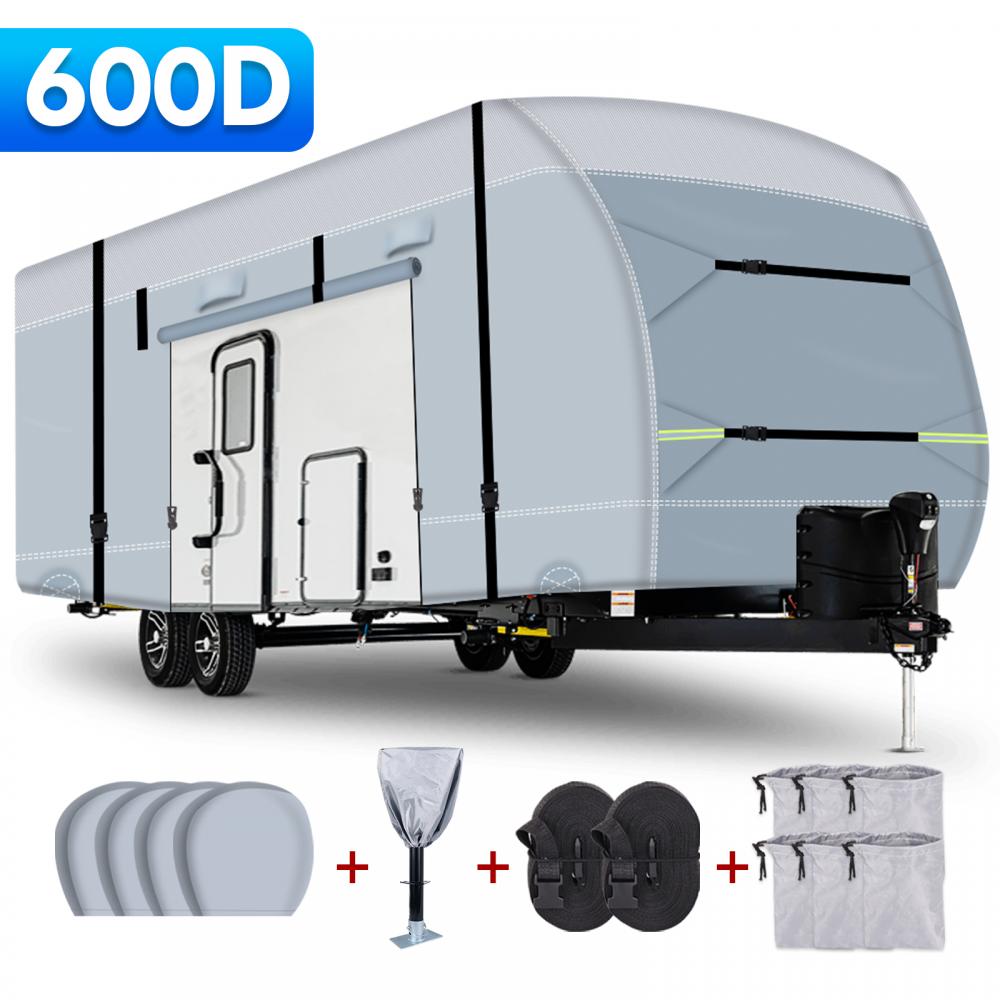 Travel Trailer Cover RV Cover 600D Oxford Cloth