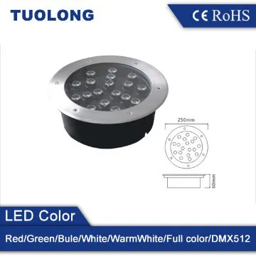 outdoor rgb ip67 led 15w paving stone underground light