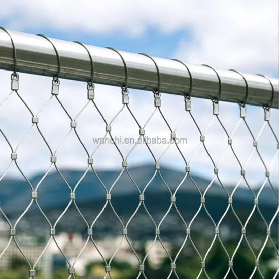 High Stretch Decorative Hand Woven Stainless Steel Wire Rope Mesh