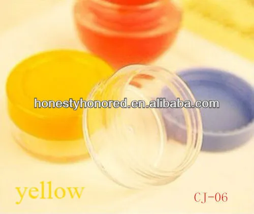 plastic face cream jar for cosmetic packaging