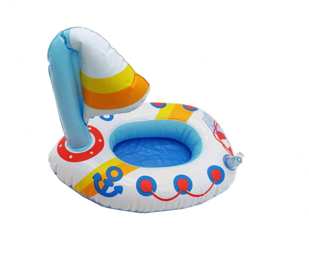 Barco inflável de PVC de brinquedo aquático para bebê