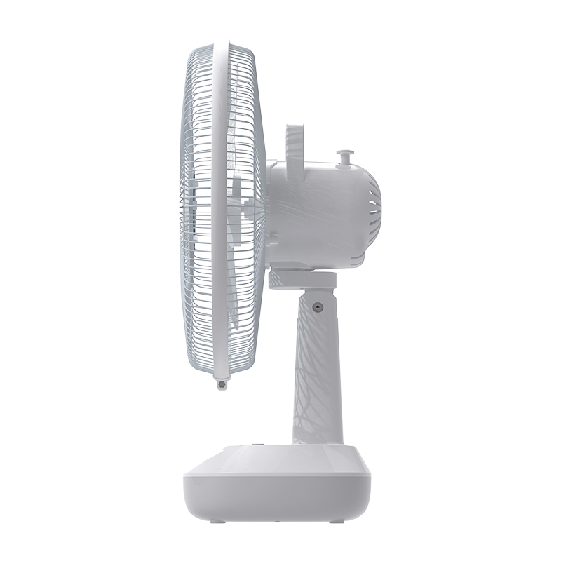Rechargeable 14 Inch Solar Table Desk Fan with Light