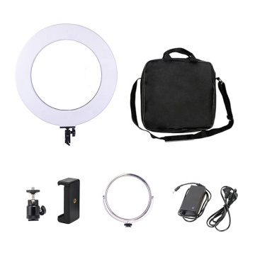 Video kamera dipimpin peralatan pencahayaan fotografi ring light