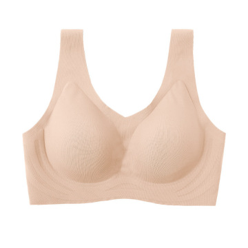Women's Wireless Latex Sports Bra for Yoga - Fashion Jelly Strip Vest