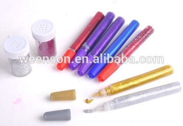 Non-toxic best selling school supply Stationery funny Glitter glue