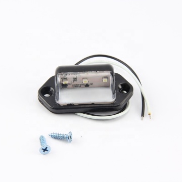 12V-24V Waterproof White LED License Plate Light for Trucks, SUVs, Trailers, Vans, RVs, and Boats