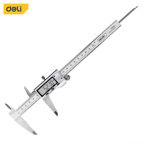 DELI TOOLS DL91200 200mm Insize Electronic Digital Dial External Vernier Calipers For Measuring Tool