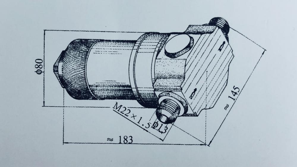 YL-34 hydraulic oil filter for aircraft