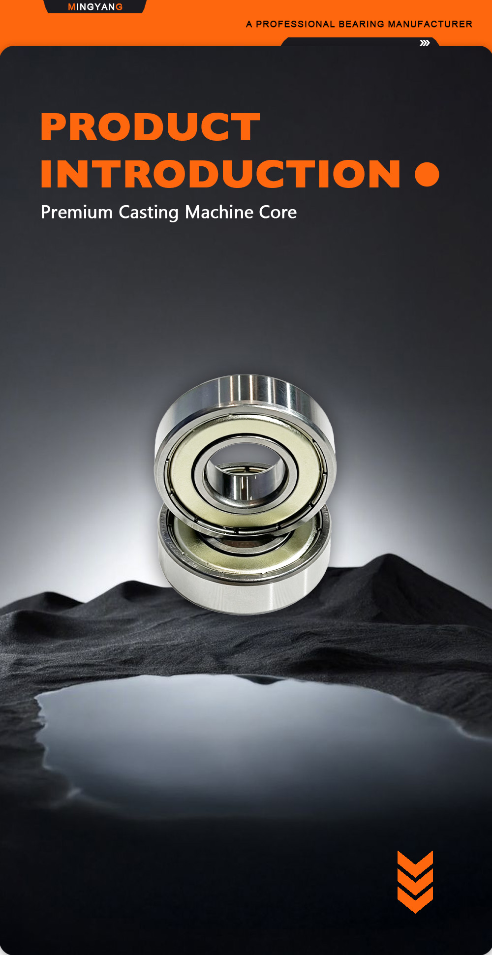 6001‑ZZ Low Noise Small Mechanical Bearing X