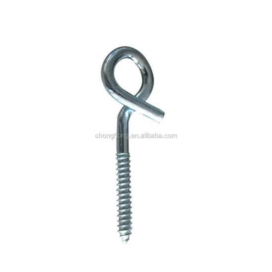 Galvanized and Stainless Steel AISI304/316 Cable Wire Screw Eye Hooks: Durable Fixing Solutions