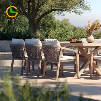 UV Resistant Commercial Outdoor Balcony Sofa and Garden Furniture Set