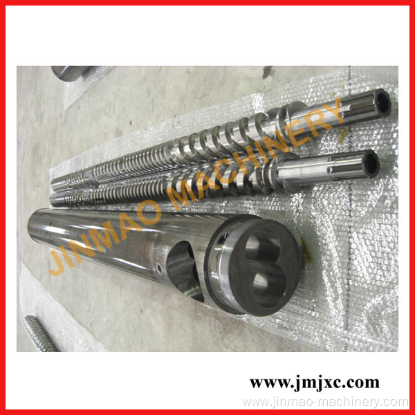 High quality parallel twin screw and barrel for PVC extruder