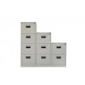 White Steel Office Vertical Filing Cabinet 4 Drawers