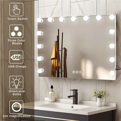 Hollywood Vanity Mirror LED Makeup Mirror with Lighting