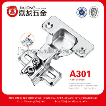 hinge for glass display cabine