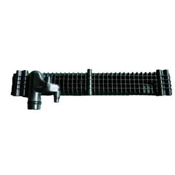Plastic injection mold for automotive exhaust pipe