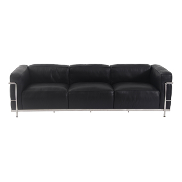 Le Corbusier LC3 Leather Three Seater Sofa Replica