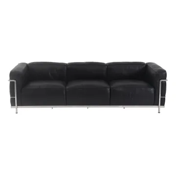 Le Corbusier LC3 Leather Three Seater Sofa Replica