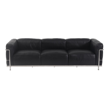 Le Corbusier LC3 Leather Three Seater Sofa Replica