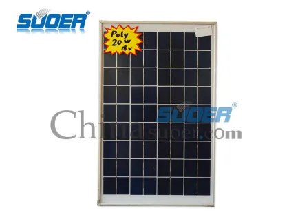 Poly Solar Panel 20W Sunpower Solar Panel 18V Polycrystalline Silicon Solar Cell
