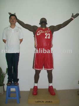 Life Size polyresin action figurines sculptures statues