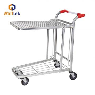 Light Duty 2 Tier Warehouse Stock Trolley