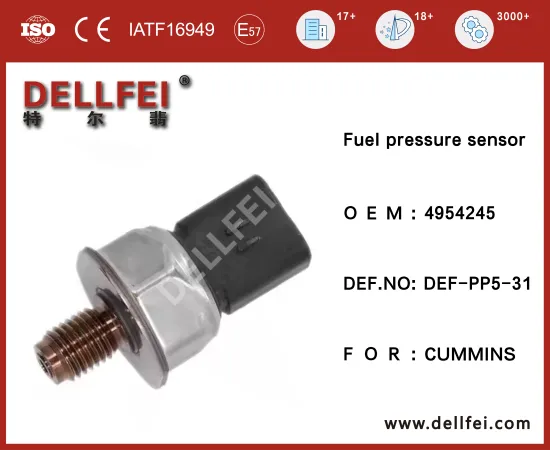 Original Genuine New Common Rail Fuel Rail Pressure Sensor 4954245 for CUMMINS