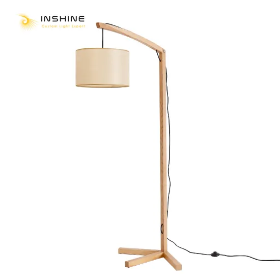 INSHINE Large Wooden Floor Lamp