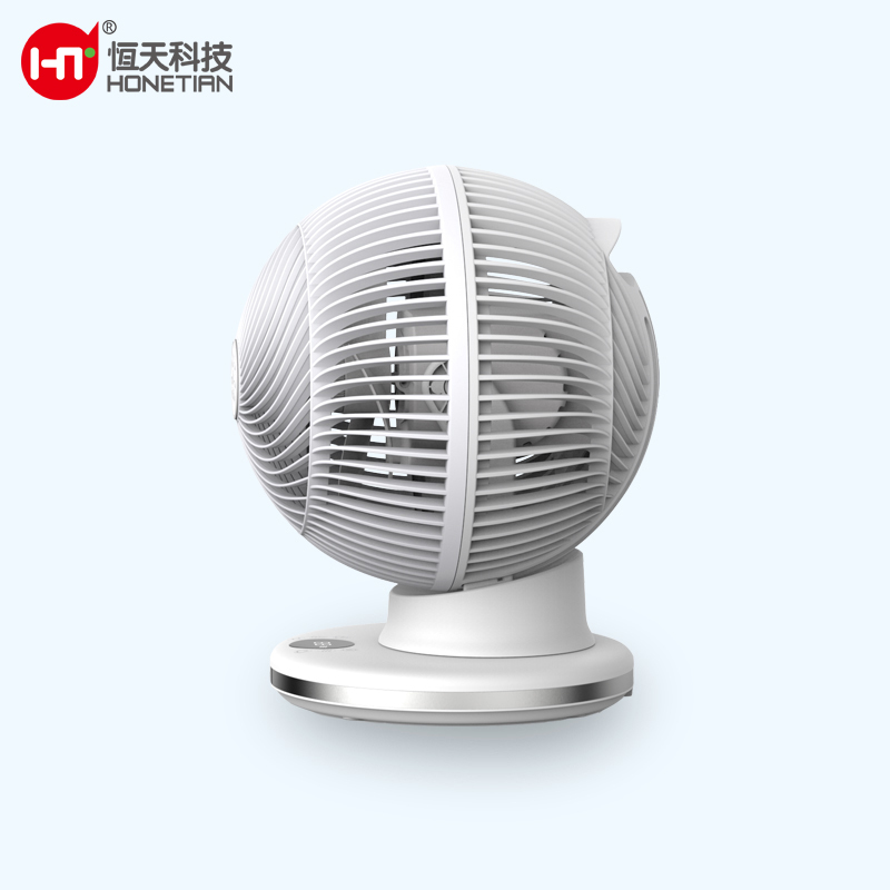 HONETIAN 12 gears wind 4 modes 12 timed hot sellers white colour indoor plastics 8 inch 3 blades DC circulator table fan