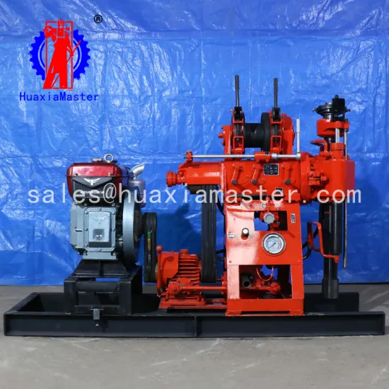 Diesel engine and 11kw motor / XY-150 hydraulic core drilling rig