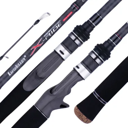 Runtoo Wholesale Carbon Fiber Reel Seat Fishing Rod for Sea Bass