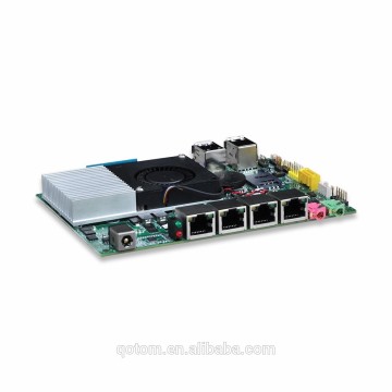 HOT sell based Mini ITX motherboard ITX-3215U with Four RJ45