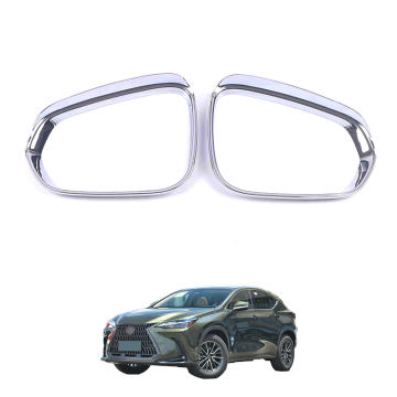 OEM Mobil ABS Bagian Eksterior Trim - Konbon Fiber Chrome Spion Rain Shield Trim untuk Lexus NX
