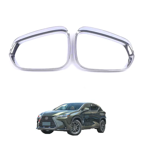 OEM Car ABS Exterior Trim Parts - Carbon Fiber Chrome Rearview Mirror Rain Shield Trim for Lexus NX