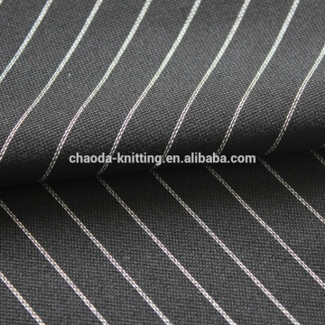 Black Strech Stripe Nylon Lycra Tricot