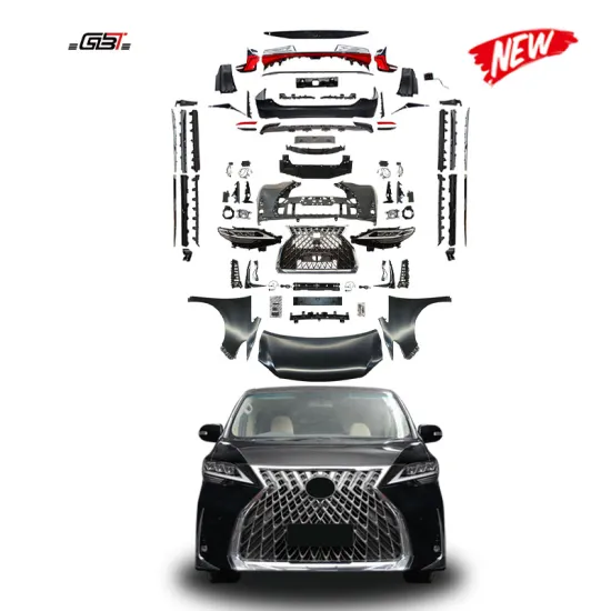 Bodykit and Bumper Light Accessories for 2008-2014 Vellfire ANH20 to Lexus LM Conversion