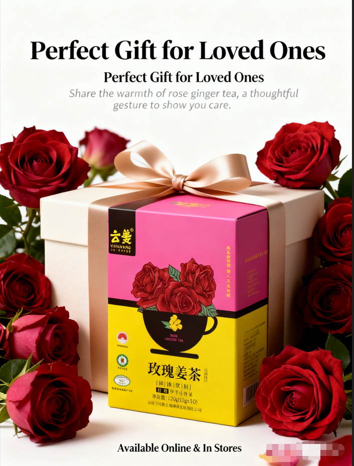 Yellow Box Rose Ginger Tea