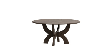 ​​Vintage Walnut Dining Table with Storage – Classic Mid-Century Design​