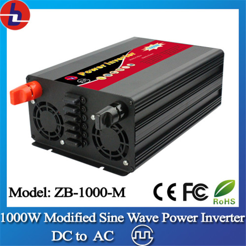 1000W 12V DC إلى 110/220 فولت تيار متردد تعديل موجه جيبية السلطة العاكس