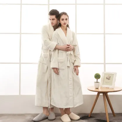 Women's Luxury Flannel Robe - Wholesale Bathrobes & Pajamas